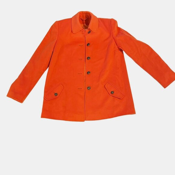 Saks Fifth Avenue Jackets & Blazers - Saks Fifth Avenue The Works Blazer Jacket Wool Cashmere Orange Size P Germany